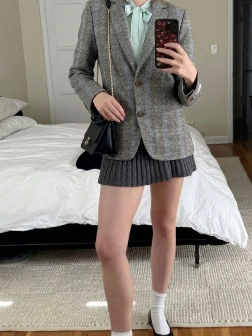Izsaac Mizrachi Blazer Grey And Blue Size Small Like New